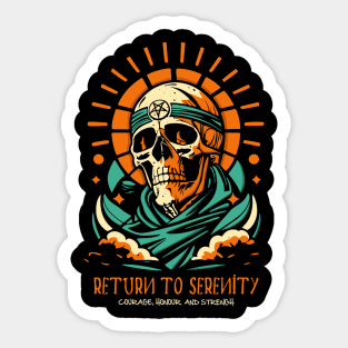RETURN TO SERENITY Sticker